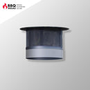Funkenflughutze - Typ 1 (Kamin mit 60 cm Durchmesser) - Braun - Selwie Shop