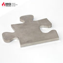 Edelstahl Untersetzer Puzzle Teil Mitte - Selwie Shop