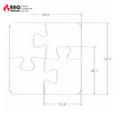 Edelstahl Untersetzer Puzzle Teil Ecke - Selwie Shop