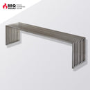 Edelstahl Sitzbank Magic, Gross - ohne Rückenlehne - Selwie Shop