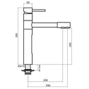 Designer 5-Wege-Wasserhahn STELLA, Chrom - Selwie Shop