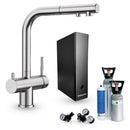 Untertisch-Wassersprudler SODALINO + Designer Drei-Wege-Wasserhahn Michel - Selwie Shop