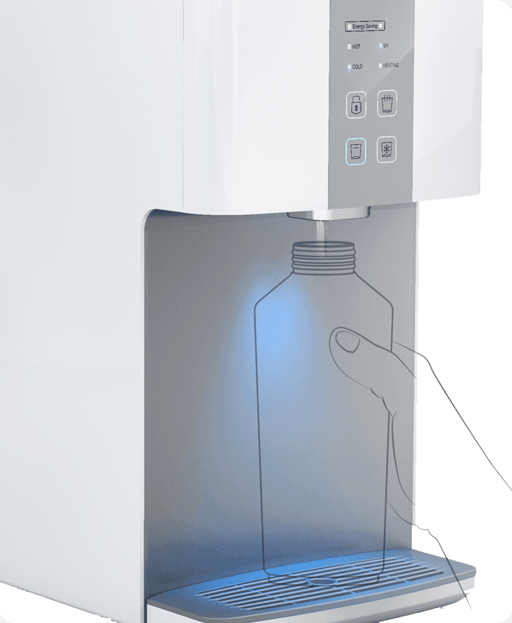 SPRUDELUX® BLUE DIAMOND 3.0 UV Auftisch-Tafelwasseranlage - Selwie Shop
