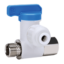 Abzweighahn mit integriertem Rückschlagventil/8'*3/8', Schlauchanschluss 1/4' - Selwie Shop