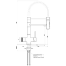 Designer Spiralfeder-3-Wege-Wasserhahn LUXURY PURE, Chrom - Selwie Shop