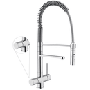 Designer Spiralfeder-3-Wege-Wasserhahn LUXURY PURE, Chrom - Selwie Shop