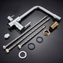 Drei-Wege-Wasserhahn Michel Chrom - Selwie Shop