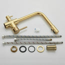 Drei-Wege-Wasserhahn Michel Gold - Selwie Shop